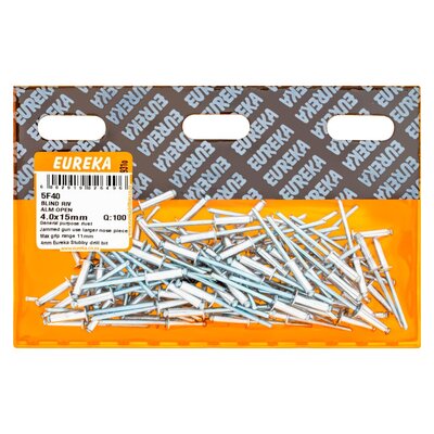 Eureka Blind Rivit Aluminium Open 4.8x10mm 100 Pack | Smart Price