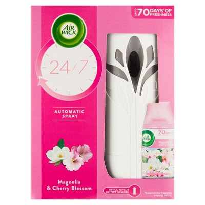 Confezione 3 Ricariche Per Deodorante Elettrico Airwick Magnolia & Cherry Blossom - 19ml Cad., Profumo Di Magnolia E Ciliegio