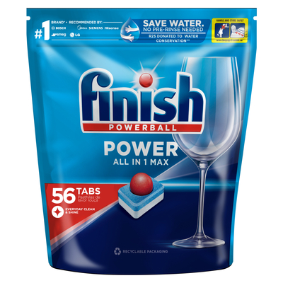 Finish Dishwasher Regular Tablets 56 Pack