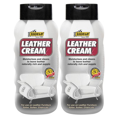 Shield Leather Cream 500ml 2 Pack