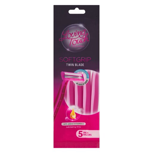 Loving Touch Softgrip Disposable Razors 5 Pack | PnP