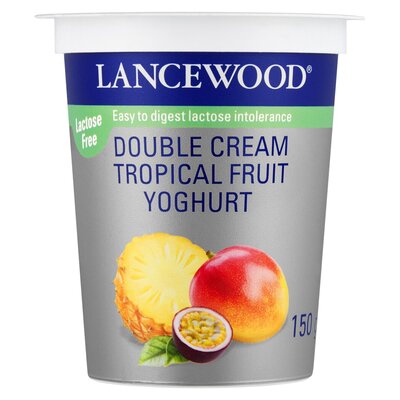Lancewood Lactose Free Topical Fruit Flavoured Yoghurt 150g