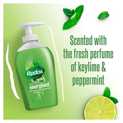 Radox Feel Energised Keylime & Peppermint Cleansing Handwash Soap