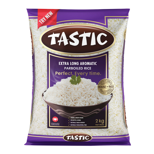 Tastic Extra Long Aromatic Basmati Rice 2kg PnP