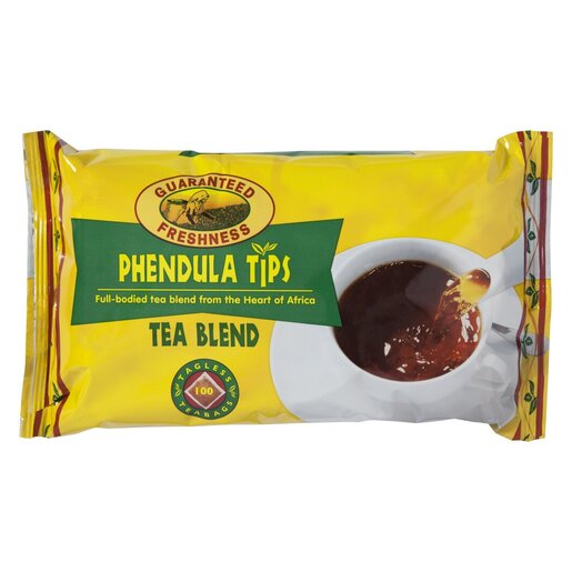 Phendula Tips Tagless Tea Bags 100 Pack | PnP
