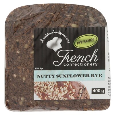 French Confectionery Nutty Sunflower Rye Bread 400g | PnP