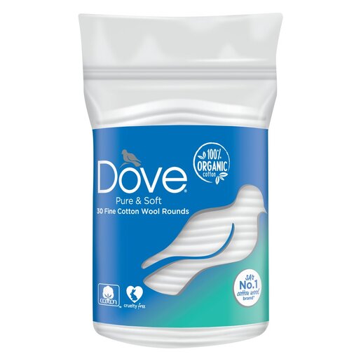 Dove Cotton Wool Rounds 30 | PnP