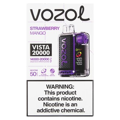 elfbar elfa master akku VOZOL Star Strawberry Mango 20000 Puffs Disposable 20/50MG main image 1