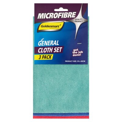 Goldenmarc Microfibre Cloth 3 Pack