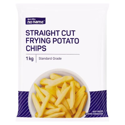 No Name Straight Cut Frying Potato Chips 1kg