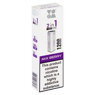Voom Mix Berry 1200 Puffs 50mg 2 In 1 Multi Voom | PnP
