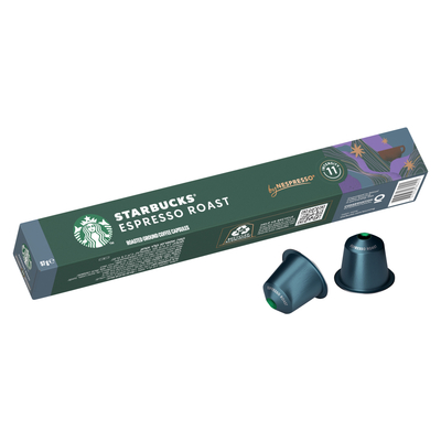 Starbucks® Espresso Roast By Nespresso® Dark Roast Coffee 10 Capsules