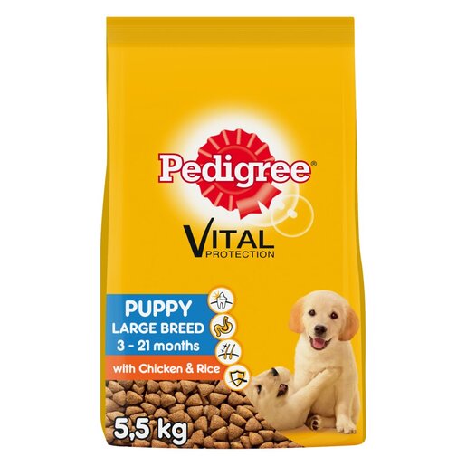 Pedigree Dog Food Puppy Large Breed Chicken & Rice 5.5kg | PnP