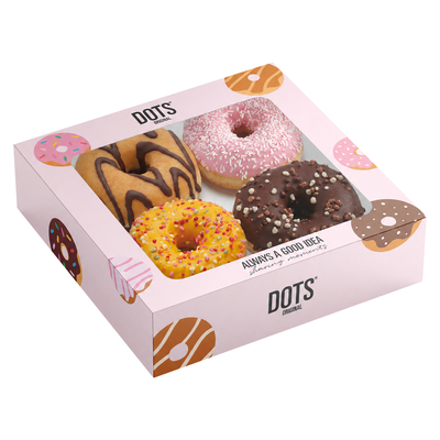 Dots Assorted Filled Doughnuts 4 Pack | PnP