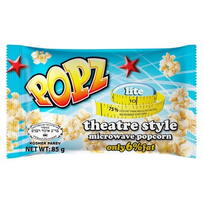 Popz Microwave Popcorn Lite 85g 3 Pack | PnP