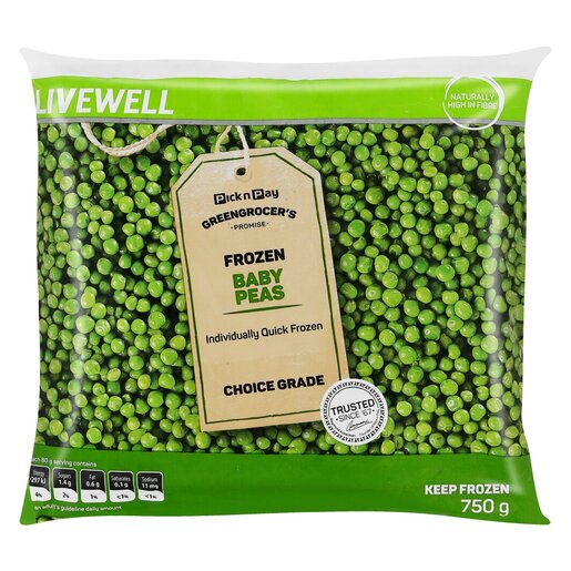 PnP Live Well Baby Peas 750g Smart Price Specials PnP Home