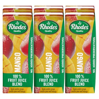 Rhodes 100% Fruit Juice Blend Mango 6 x 200ml | Smart Price Specials ...