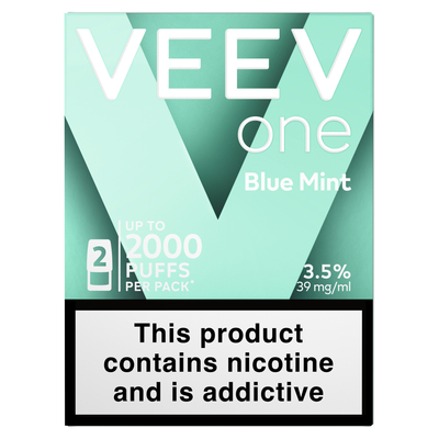 Veev One Blue Raspberry 2000 Puffs 3.5% 2 Pack | PnP