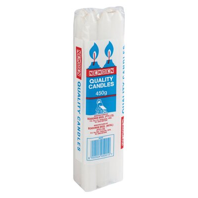 Newden Household White Candles 6x450g | PnP