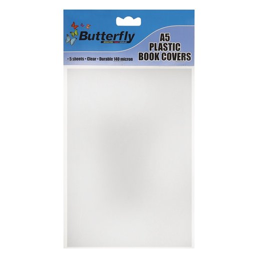 Butterfly A5 Clear Plastic Covers PnP