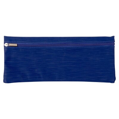Kenzel Assorted Zip Pencil Bag Plain Pu 33cm | PnP