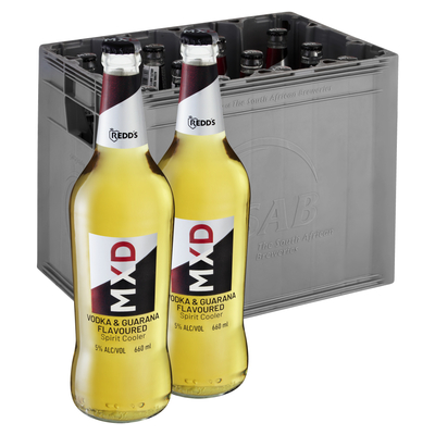 Redd's MXD Vodka & Guarana Flavoured Spirit Cooler 12 x 660ml | PnP