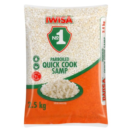 Iwisa Parboiled Quick Cook Samp 2.5kg | PnP