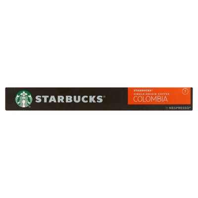 Starbucks By Nespresso Colombia Single-Origin Medium Roast Coffee Pods - 50 Count