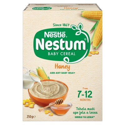 Nestle Nestum Wheat & Honey Infant Cereal - 10.6 Oz Canister (Pack Of 6) 12+ Months