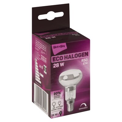 PnP 28w Small Edison Screw Eco Halogen R50 | PnP