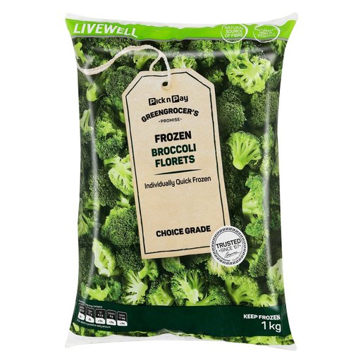 PnP Live Well Broccoli Florets 1kg Smart Price Specials PnP Home