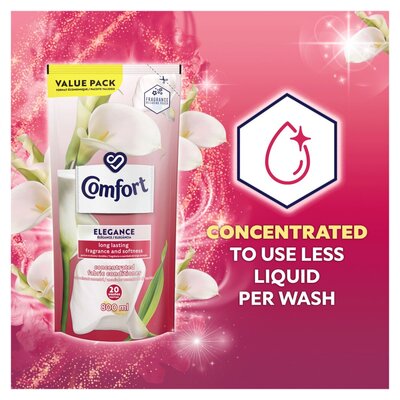 Comfort Elegance Concentrated Laundry Fabric Softener Refill 800ml
