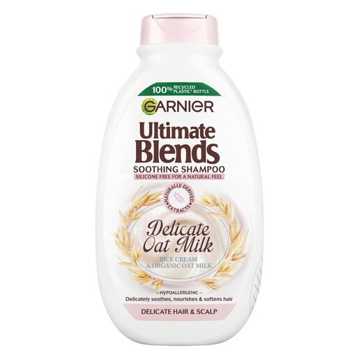 Garnier Ultimate Blends Delicate Schnuller Conditioner 400 Ml – Mit Reis & Hafermilch, Für Geschmeidiges, Glänzendes Haar