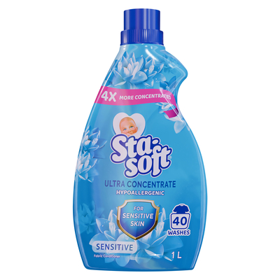 Sta-Soft Ultra Concentrate Sensitive Fabric Softener 1L