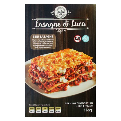Lasagne di Luca Beef Lasagne 1kg