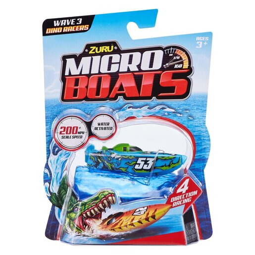 ZURU Assorted Micro Boats Wave 3 Dino Racers Series 3 | PnP