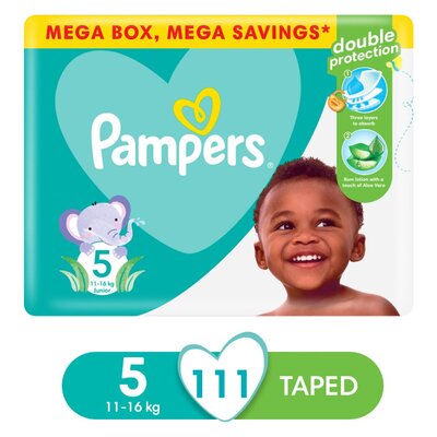 Pampers Size 5, Mega Box 111 Nappies | Smart Price Specials | PnP Home