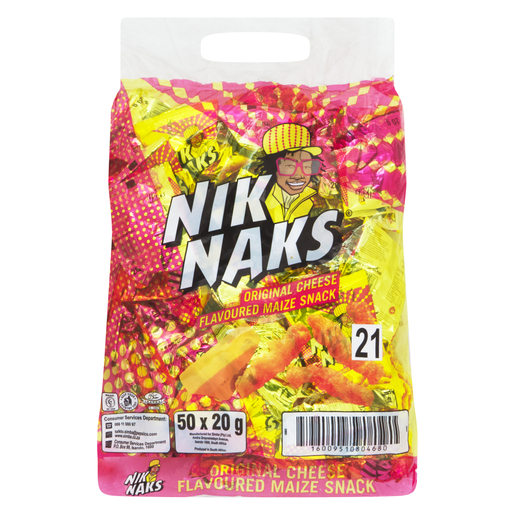 Simba Niknaks Cheese 50 x 20g | Smart Price Specials | PnP Home