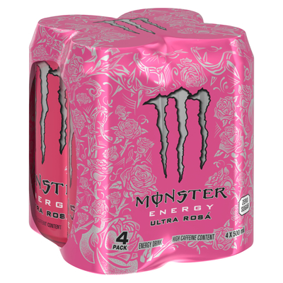 Monster Ultra Rosa Energy Drink 4 x 500ml | PnP