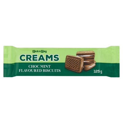 PnP Choc Mint Flavoured Biscuit Creams 125g | PnP