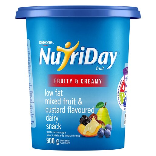 Danone Nutriday Low Fat Mixed Fruit & Custard Yoghurt 900g PnP