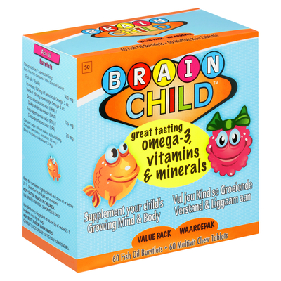 Bioter Comed Health Brainchild 60 Multivitamin Chew Tablets | PnP