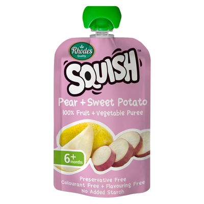 Rhodes Squish Pear & Sweet Potato 110ml