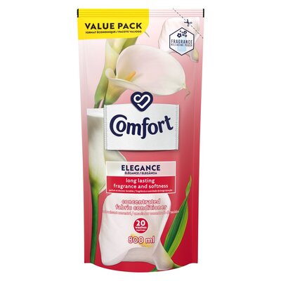Comfort Elegance Concentrated Laundry Fabric Softener Refill 800ml