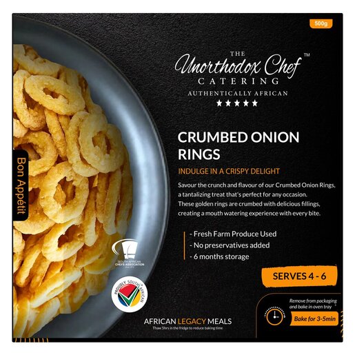 Unorthodox Crumbed Onion Rings 500g | PnP