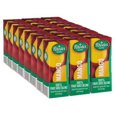 Rhodes 100% Fruit Juice Blend Mango 200ml x 24 | PnP