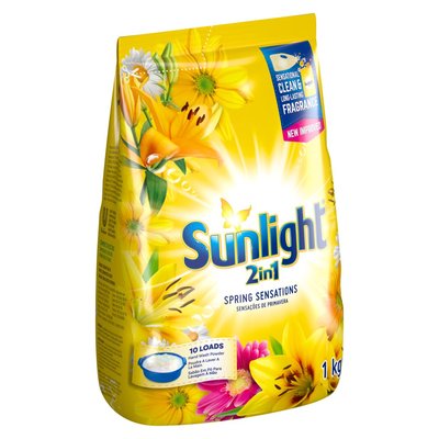 Sunlight Spring Sensations 2in1 Hand W/Powder Detergent 1kg | PnP