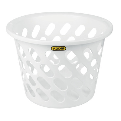 Addis White Laundry Basket