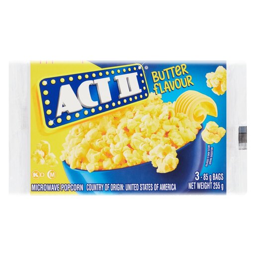 Act II Microwave Popcorn Butter 85g | PnP