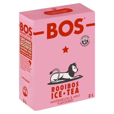BOS ICED TEA WATERMELON&MINT 3L x 4 | PnP